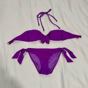 Victoria's Secret Bright Purple Bikini Set